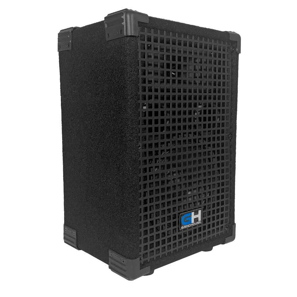 GH6L - Pair of Passive 6 Inch 2-Way PA/DJ Loudspeaker Cabinets - 400 Watt each Full Range PA/DJ Band Live Sound Speaker