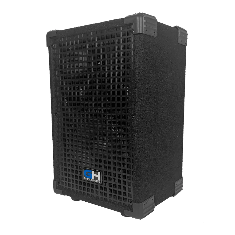 GH6L - Pair of Passive 6 Inch 2-Way PA/DJ Loudspeaker Cabinets - 400 Watt each Full Range PA/DJ Band Live Sound Speaker