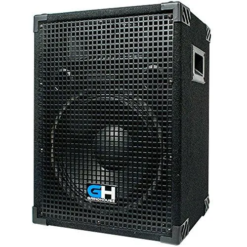 Grindhouse Speakers - GH12L - Passive 12 Inch 2-Way PA/DJ Loudspeaker Cabinet - 700 Watt Full Range PA/DJ Band Live Sound Speaker