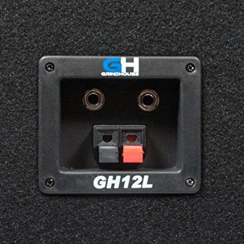 Grindhouse Speakers - GH12L - Passive 12 Inch 2-Way PA/DJ Loudspeaker Cabinet - 700 Watt Full Range PA/DJ Band Live Sound Speaker