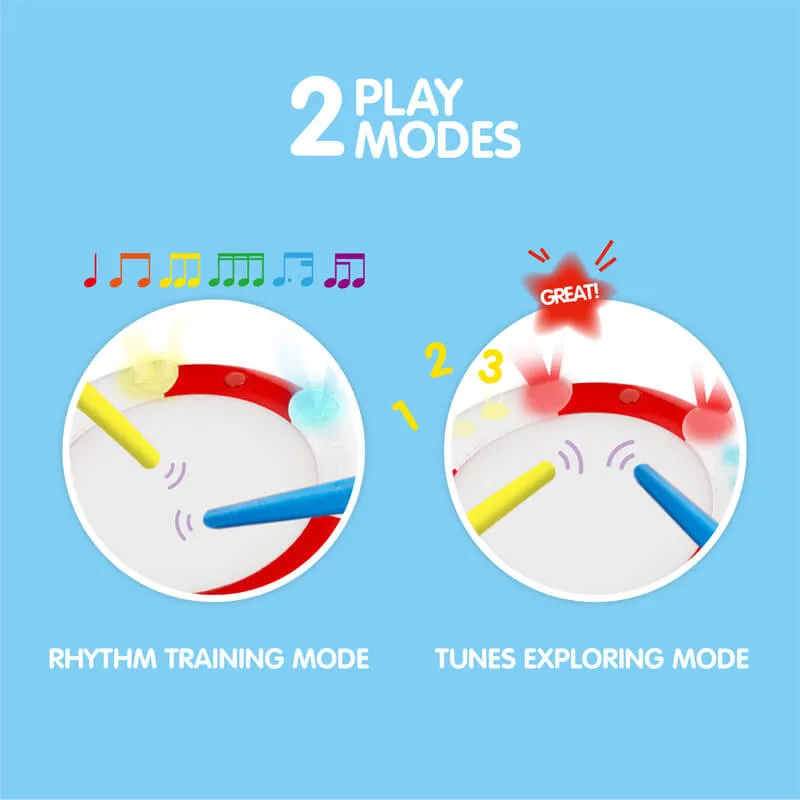 Hape Learn With Lights Drum E0620
