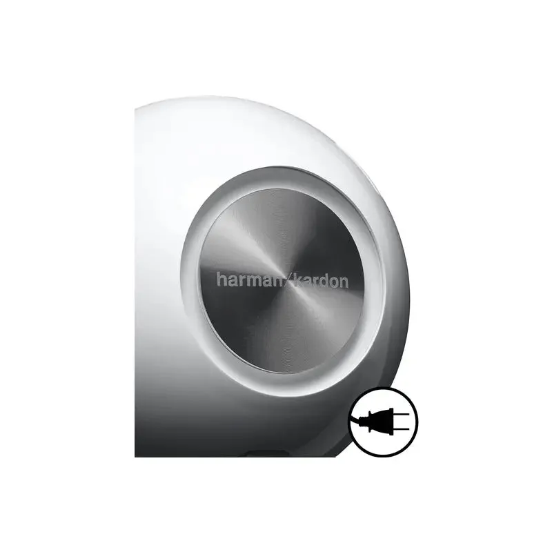 Harman Kardon Omni 10 Wireless Wi-Fi Bluetooth Smart HD Speaker (White)