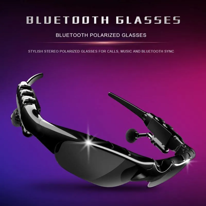 Headphone Sunglasses Polarized Lens MicEarphone Bluetooth 5.0