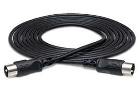 Hosa MID-310BK Keyboard Midi Cable 10ft