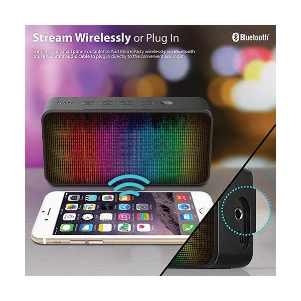 iLuv Audio Mini 6 Party Bluetooth Speaker Black-NWII