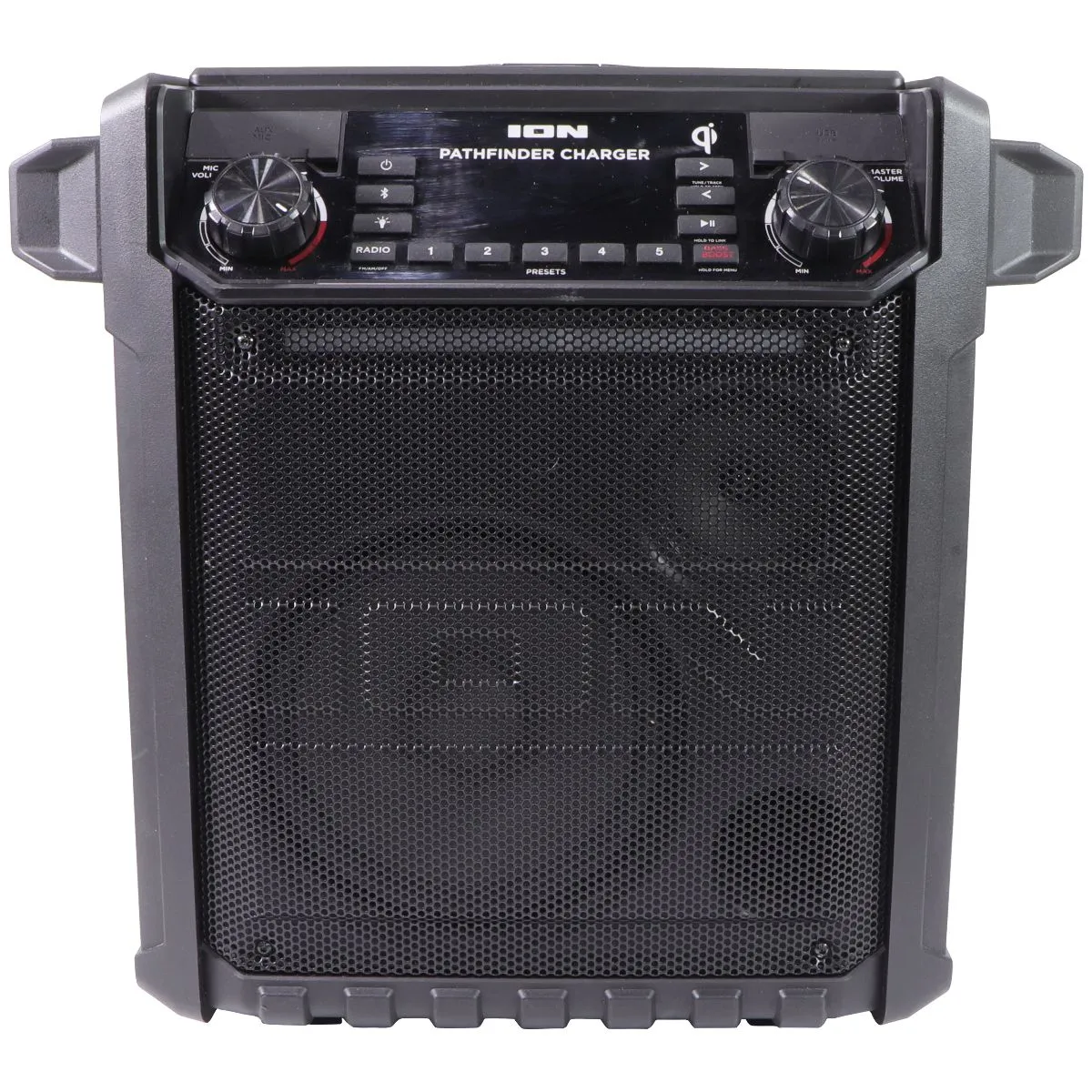 ION Audio Pathfinder Charger Bluetooth Speaker with Microphone - Black (iPA105Q)