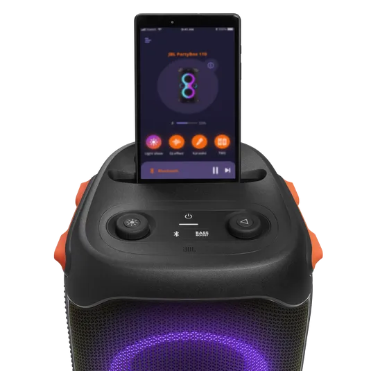 JBL PartyBox 110 Wireless Splashproof Party Speaker With Lights (JBLPARTYBOX110AM)
