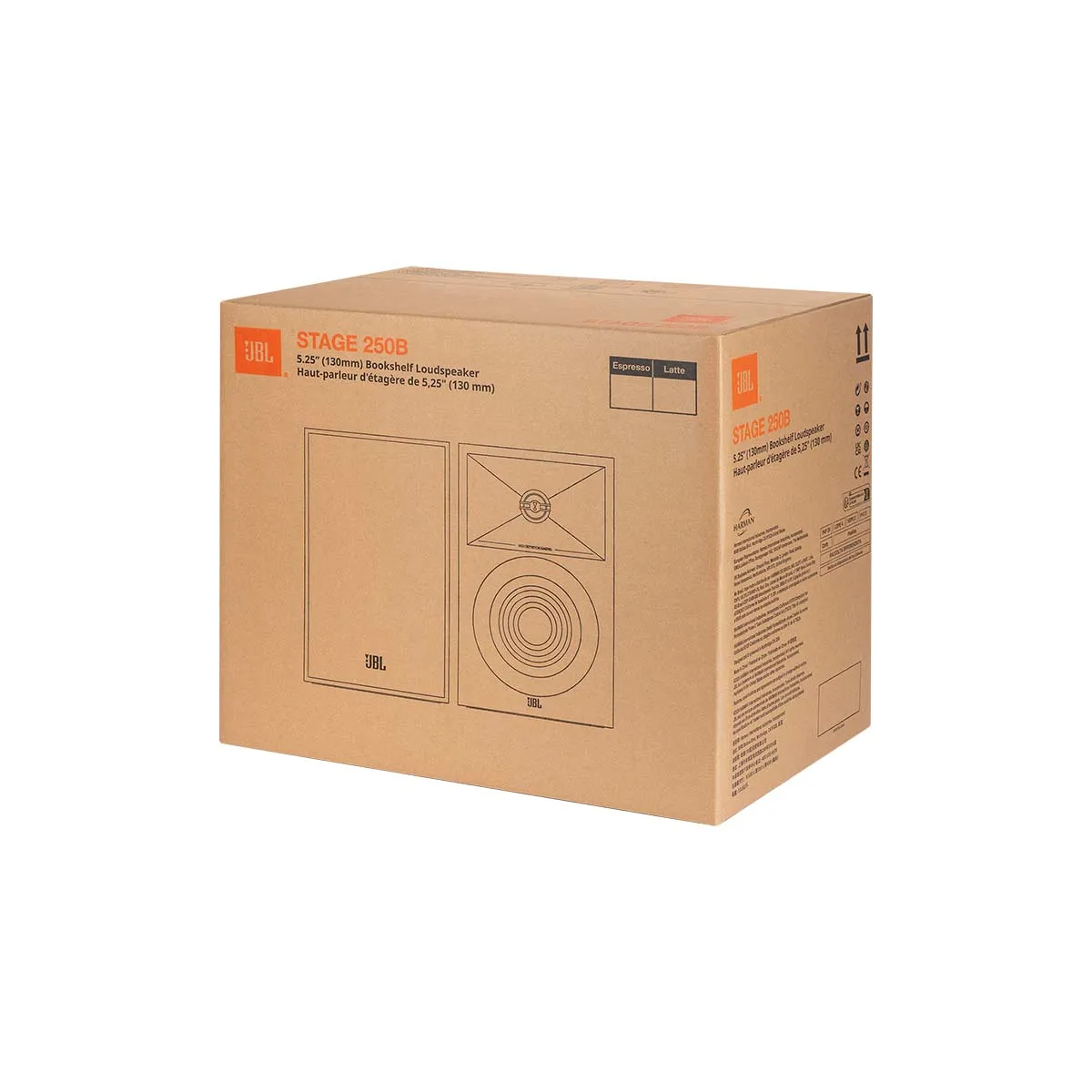 JBL Stage 2 250B 2-Way 5.25-inch Bookshelf Loudspeaker - Pair