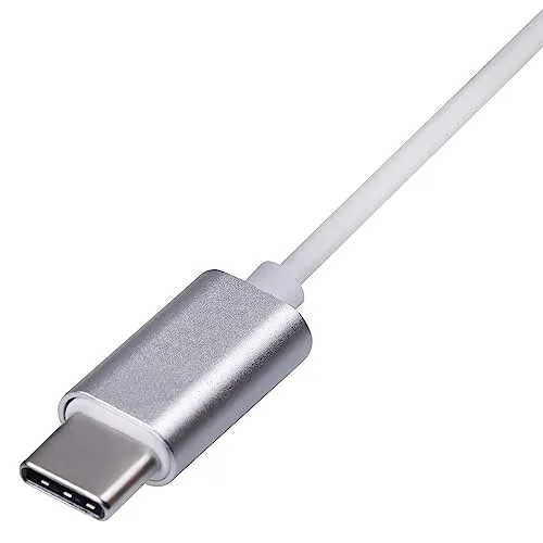 JGD PRODUCTS Compatible with OnePlus Devices Type C to 3.5 mm Jack Audio Connector Converter, Noise Cancelling Headphones Jack Converter Audio Adapter (Multi Colour)