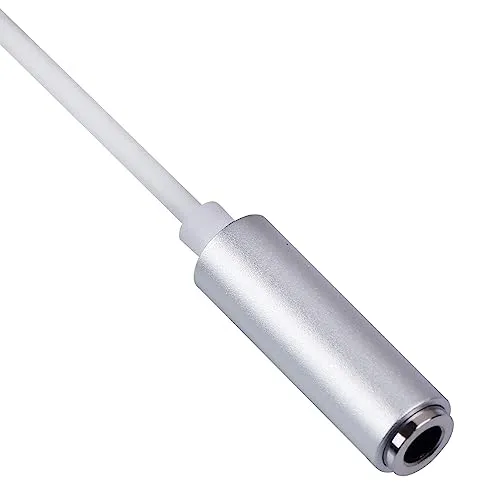JGD PRODUCTS Compatible with OnePlus Devices Type C to 3.5 mm Jack Audio Connector Converter, Noise Cancelling Headphones Jack Converter Audio Adapter (Multi Colour)