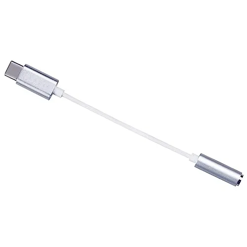 JGD PRODUCTS Compatible with OnePlus Devices Type C to 3.5 mm Jack Audio Connector Converter, Noise Cancelling Headphones Jack Converter Audio Adapter (Multi Colour)