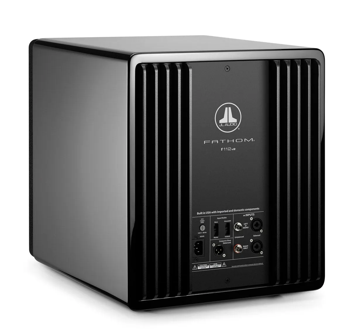 JL Audio Fathom F112V2 12 Inch Powered Subwoofer Black Gloss