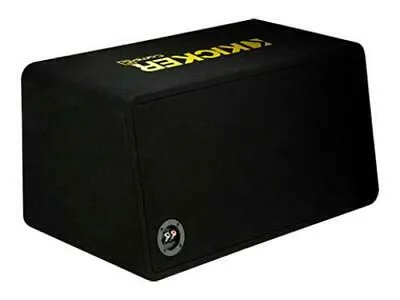 Kicker 44DCWC102 Dual CompC 10-inch Subwoofers in Vented Enclosure, 2-Ohm, 600W