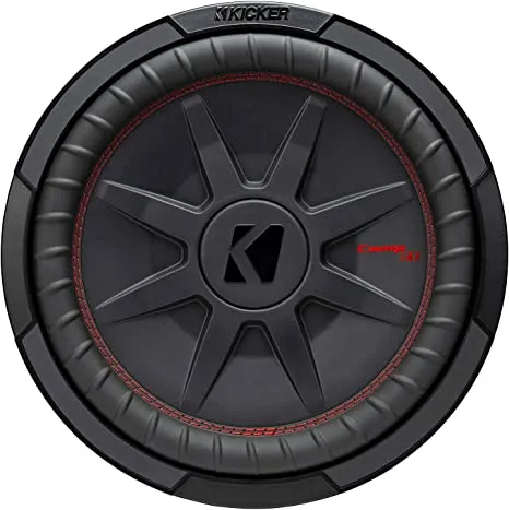 Kicker 48CWRT122 CompRT Series Shallow-Mount 12" Subwoofer Dual 2-ohm Voice Coils