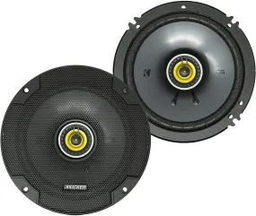 Kicker 6.5" 2-Way Coaxial Speakers 300 Watts Max 4 Ohm CS Series 46CSC654 Pair
