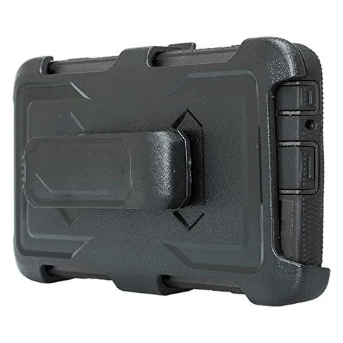 LG Stylo 3 Case, Triple Protection 3-1 w/ Built in Screen Protector Heavy Duty Holster Shell Combo Case - Black