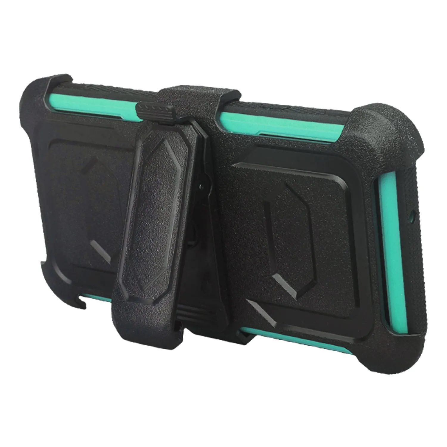 LG Stylo 5 Case, Stylo 5, Triple Protection 3-1 w/ Built in Screen Protector Heavy Duty Holster Shell Combo Case - Teal