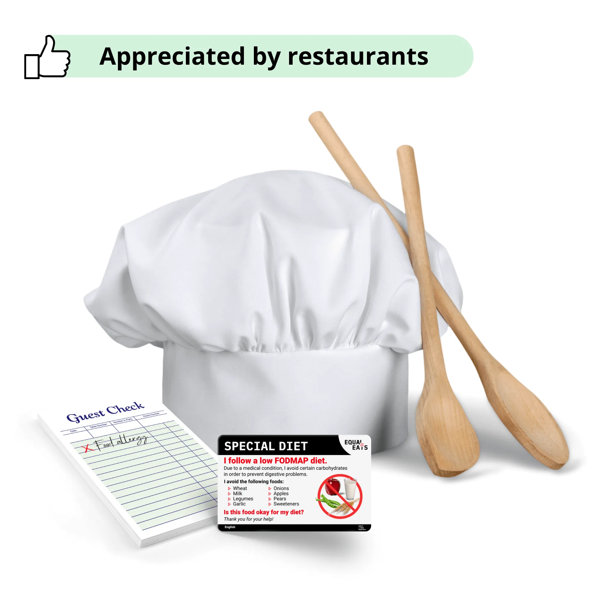 Low FODMAP Card in English (Printable)