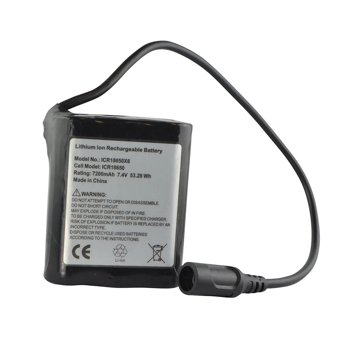 Lumintrail LTC-3000 Rechargeable Replacement Battery Pack for Lumintrail LTC-3000 Bike Light