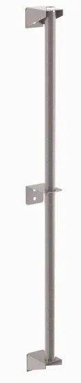 Metro 54PDFK4 Metroseal&reg; Gray Post for 3 or more Tiers of Shelving, 54"