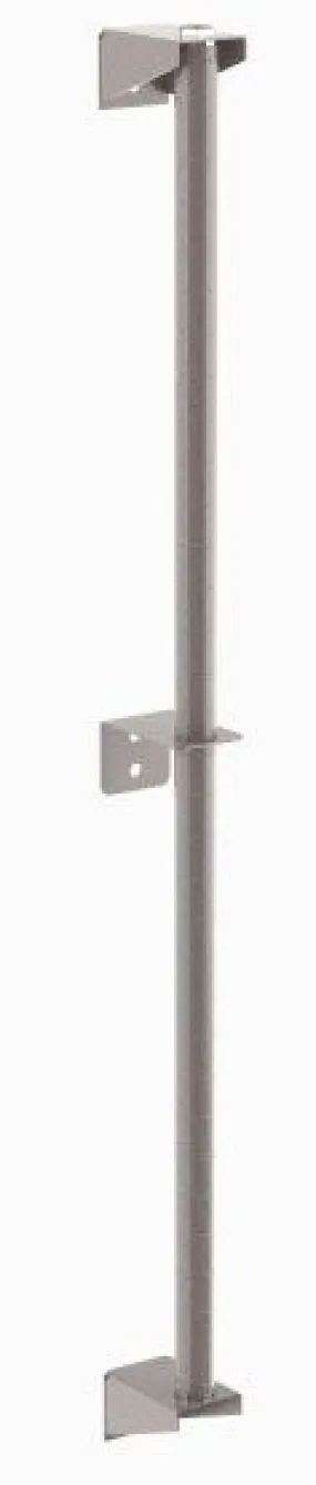 Metro 54PDFK4 Metroseal&reg; Gray Post for 3 or more Tiers of Shelving, 54"