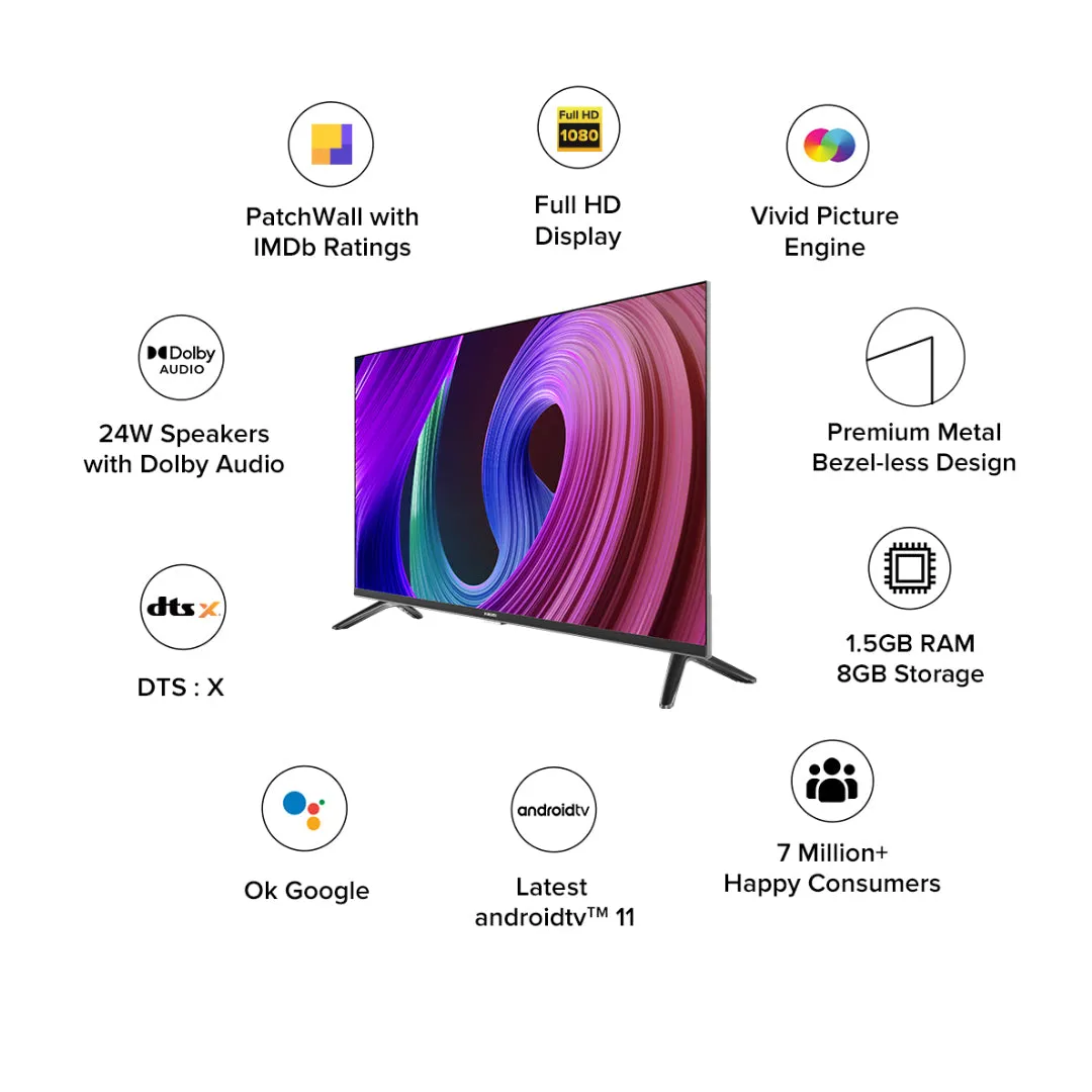 Mi 5A 40 inches (100 cm) Full HD LED Android Smart TV