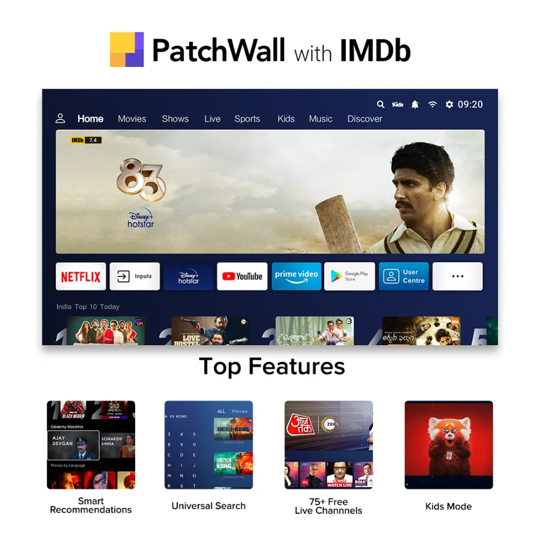 Mi 5A 40 inches (100 cm) Full HD LED Android Smart TV