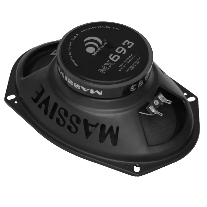 MX693 - 6"x9" 3-Way 60 Watts RMS Coaxial Speakers
