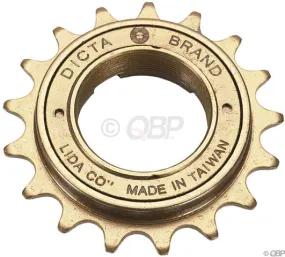 NEW Dicta Standard BMX Freewheel - 17t, Gold