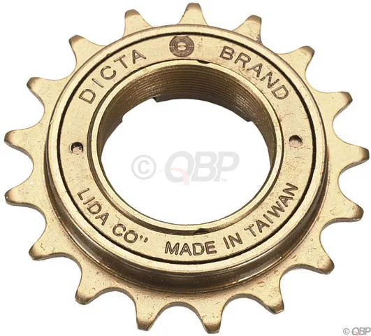 NEW Dicta Standard BMX Freewheel - 17t, Gold
