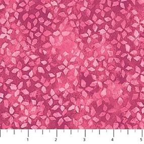 Northcott Artisan Spirit Ambience - Petal Texture in Dark Hibiscus Pink