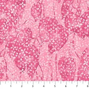 Northcott Artisan Spirit Ambience - Petal Texture In Hibiscus Pink