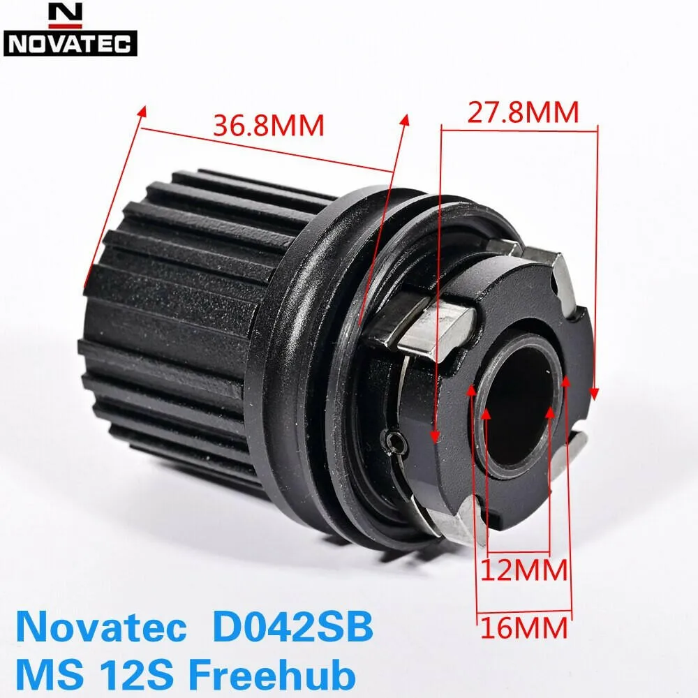 Novatec bicycle hubs Repair Parts Freehub Body Upgrade Replacement MS 12-Speed HG 8-11 Speed Cassette Body