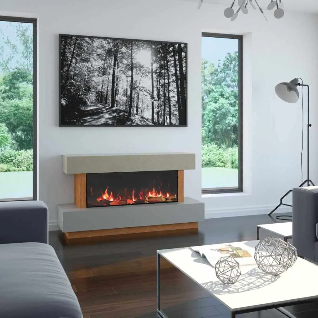 OER Tivoli Electric Fireplace Suite - 1000MM Fire
