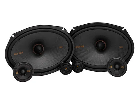 Open Box - Kicker KSS269 6x9-Inch & 2.75-Inch 3-way Kit with GM/Ford/Chrysler/Dodge/Jeep Brackets