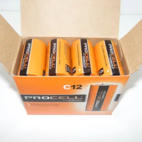 Pack of 12 Duracell Procell Series Professional Alkaline Battery PC1400