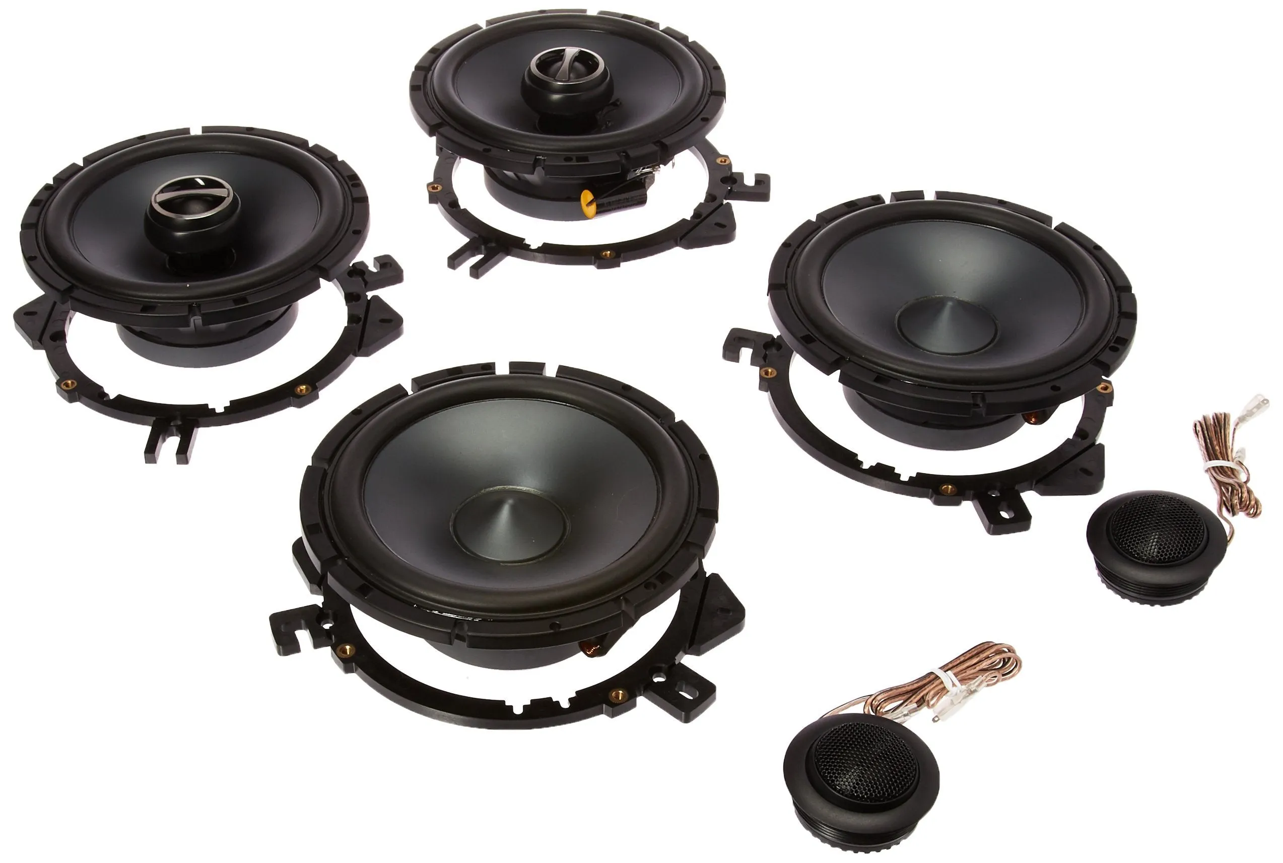 Package: Pair Alpine Sps-610c 6.5" 2 Way Pair of Component Car Speakers   Alpine Sps-610 6.5" 2 Way Pair of Coaxial Car Speakers
