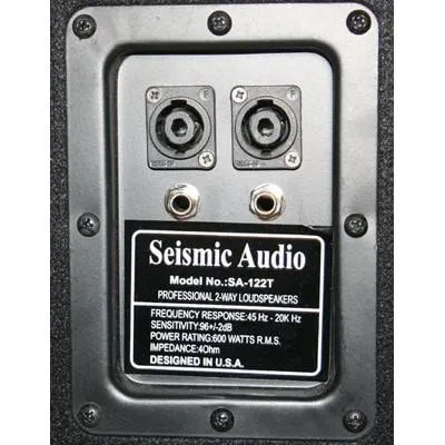 Pair of Dual 12" PA Speakers, Pair of Powered 18" Subs, and Cables