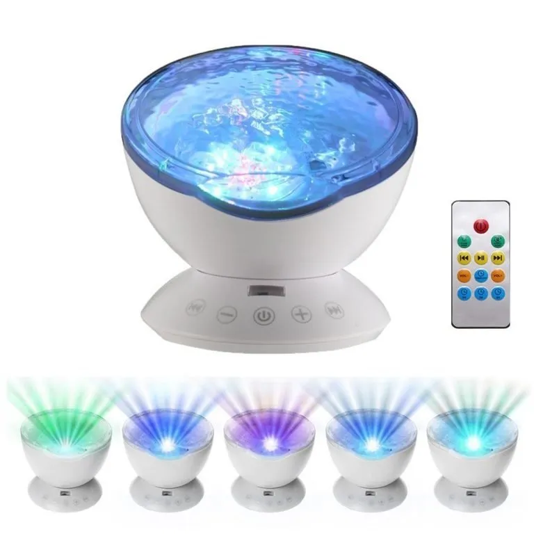 Portable Ocean Wave Projector With Sounds & Speaker