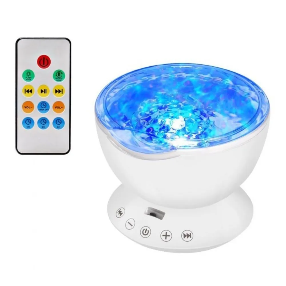 Portable Ocean Wave Projector With Sounds & Speaker