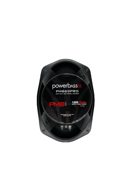 Powerbass PMB-69PRO 6"x9" Inch 1200W Pro MID Speakers
