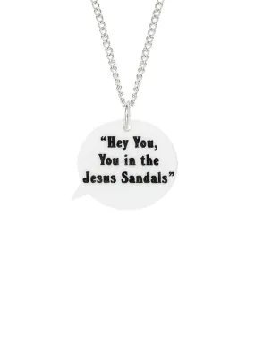 Pulp Speech Bubble Necklace - Hey You