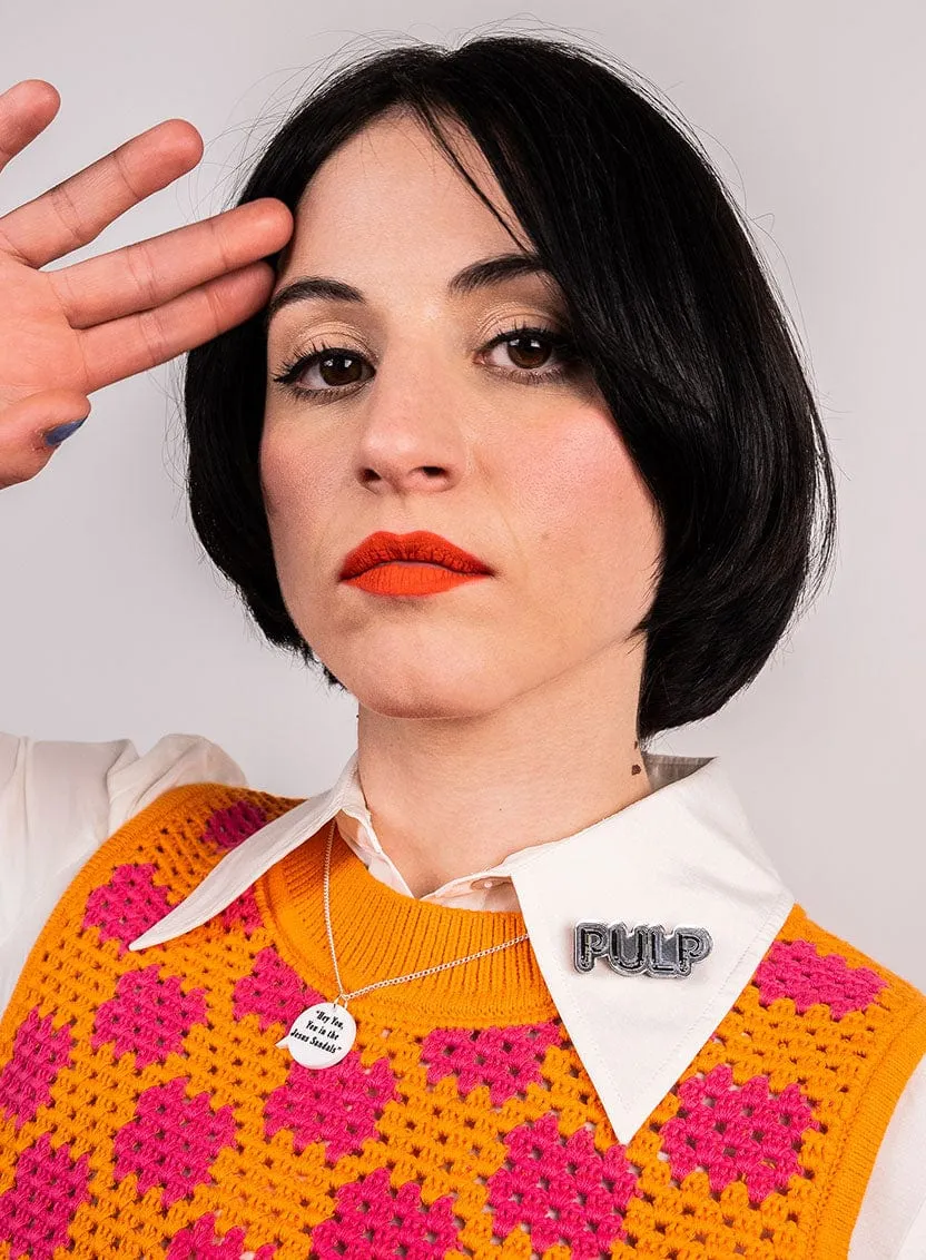Pulp Speech Bubble Necklace - Hey You