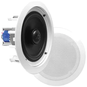 Pyle Home PDIC60T PDIC In-Wall/In-Ceiling 2-Way Flush-Mount Speakers with 70-Volt Transformers