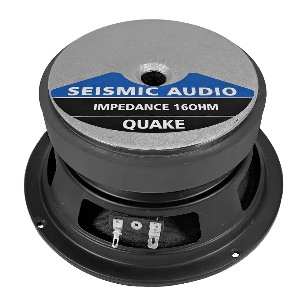 Quake 6"  - Pair of 6 Inch 16 Ohm Steel Frame Speaker Drivers