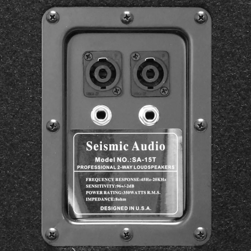 SA-15T - Pair of 15 Inch PA / DJ / Band Speaker Cabinets with Titanium Horns