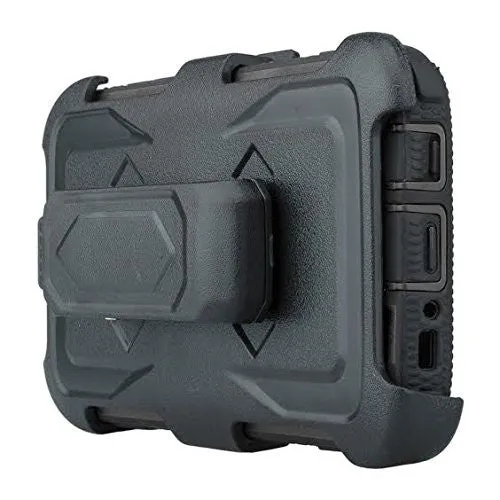 Samsung Galaxy S7 Case, Heavy Duty Hybrid Rotating Swivel Locking Holster Case for Galaxy S7 - Black