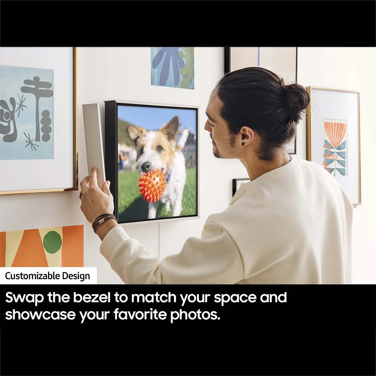 Samsung HW-LS60D Music Frame Bluetooth Speaker with Wall Mount