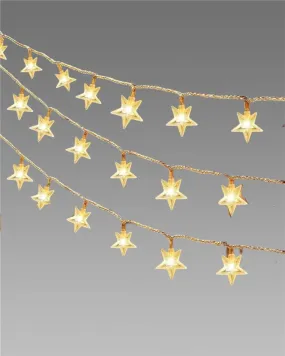 Serial String Star Lights for Decoration
