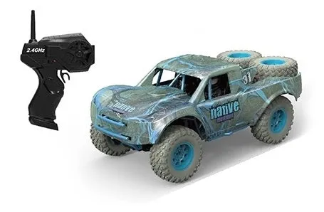 SHORT COURSE 1:20 REMOTE CONTROL TRUCK GREY/BLUE NATIVE ELEMENT